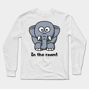 Elephant in the room design Long Sleeve T-Shirt